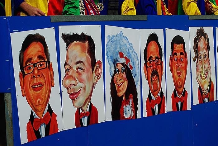 Karikaturen für einen Elferrat – Einsatz im Karnevalszug