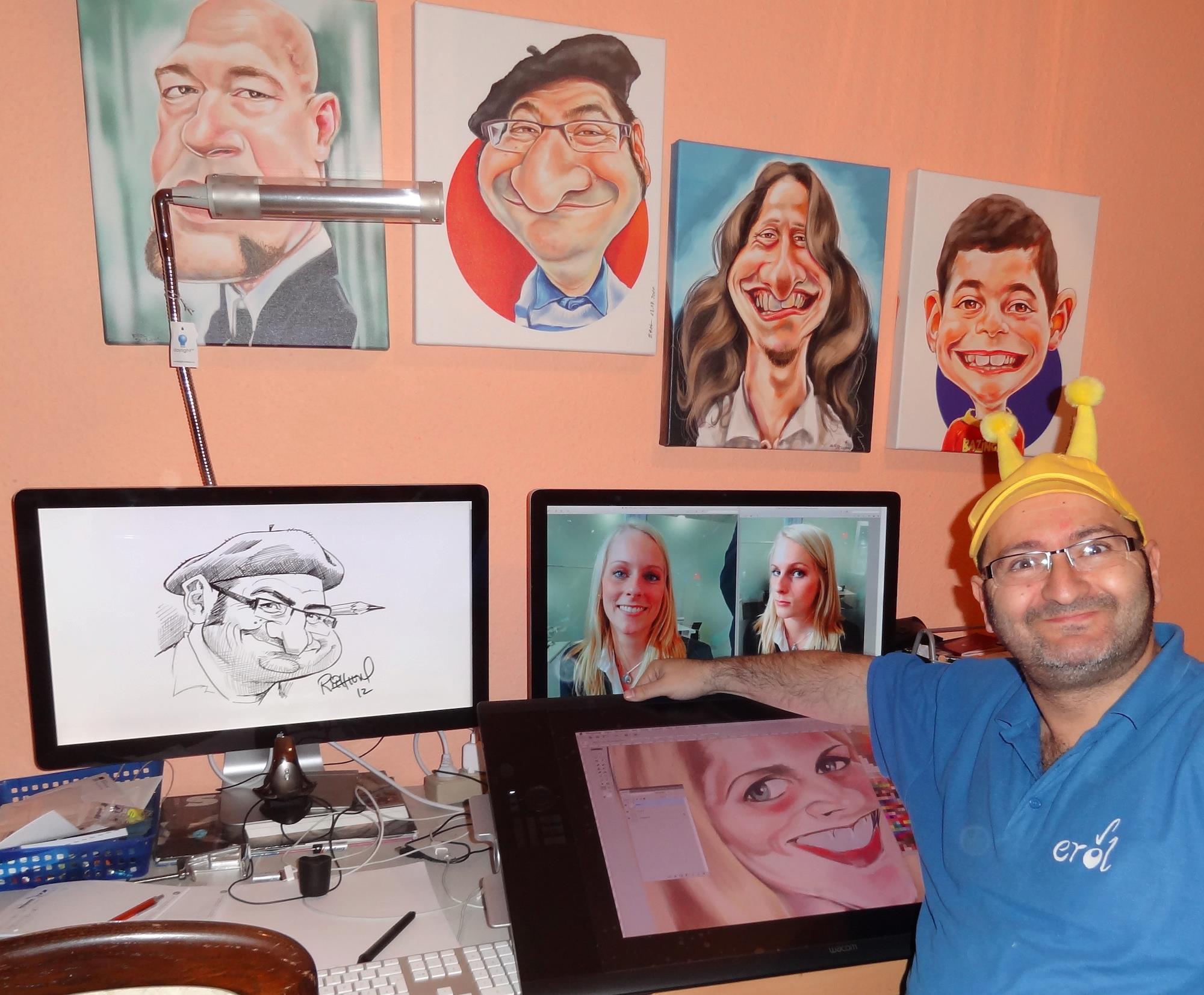 digital caricature