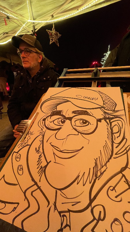 Wer bucht Erol als Karikaturisten und Schnellzeichner?