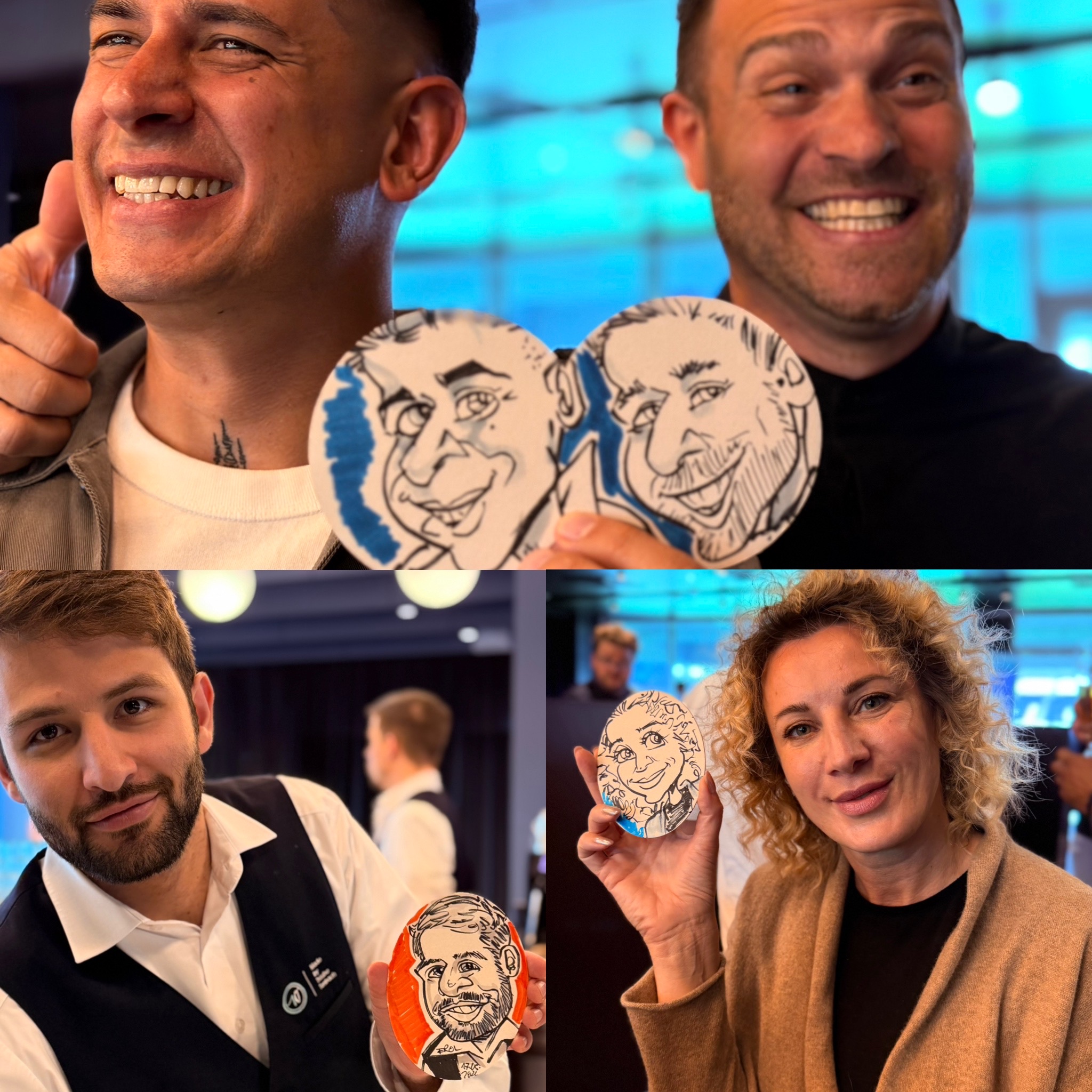 Bierdeckel-Karikaturen – die mobile Mini-Knaller-Karikatur