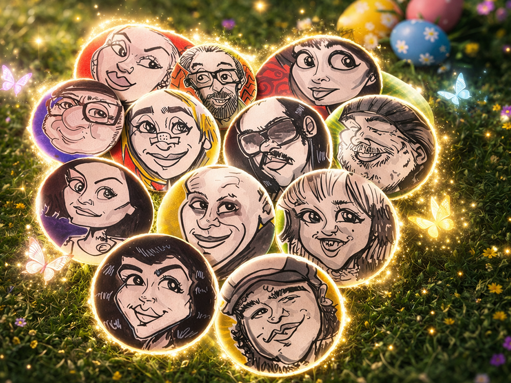 Bierdeckel-Karikaturen – die mobile Mini-Knaller-Karikatur