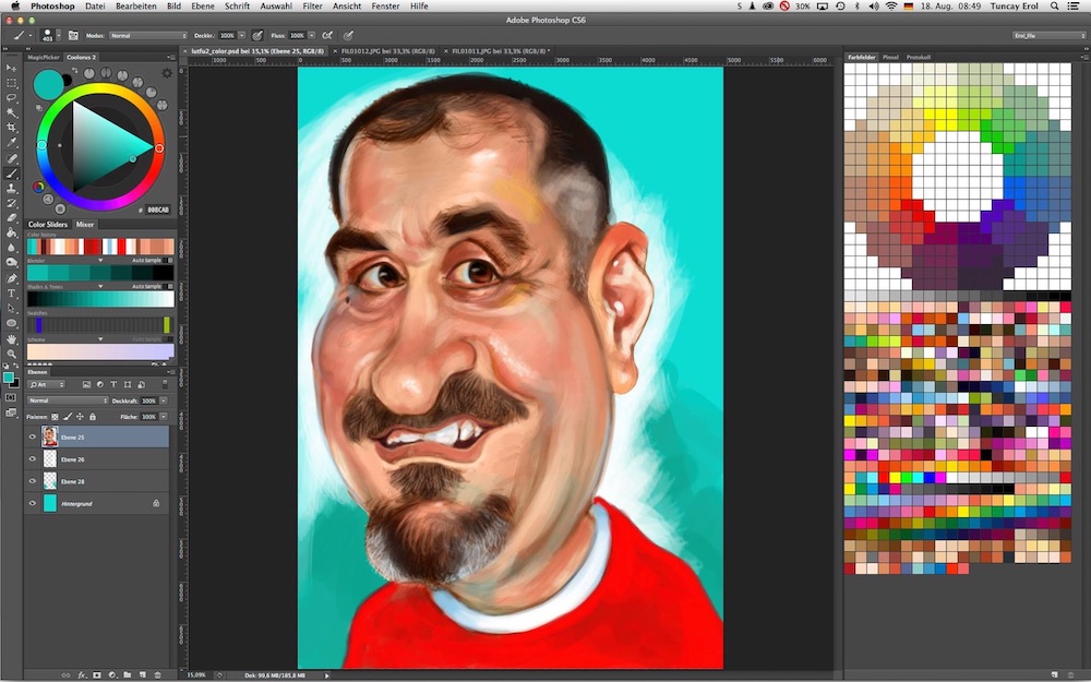 karikatur nach foto bestellen 09