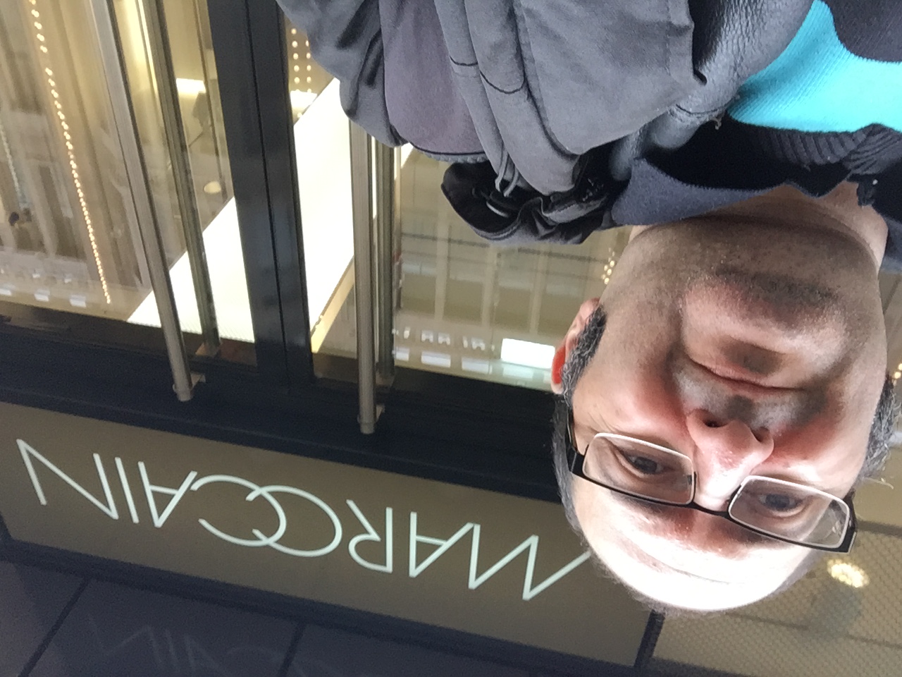 Auch in Berlin war Erol zwei Tage für MarcCain zum Zeichnen