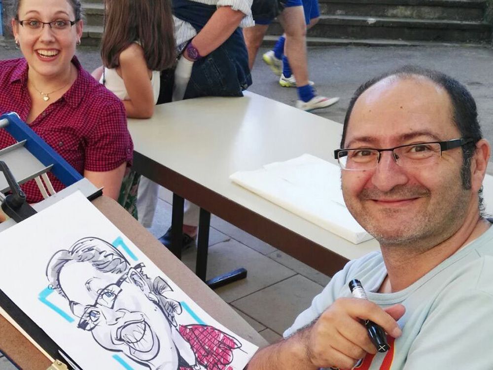 Karikaturist-Allianz-Karlsruhe