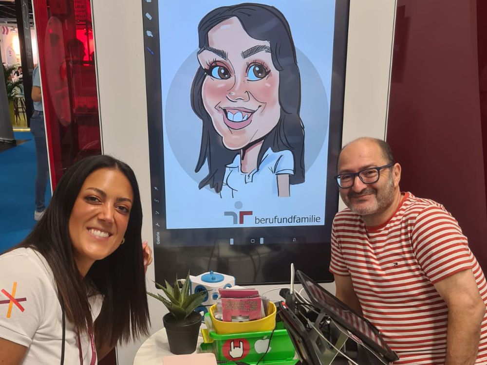 iPad-Karikaturen – klassische Zeichnung trifft moderne Technik